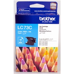 BROTHER INK CARTRIDGE LC-73C Cyan  