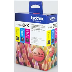 BROTHER INK CARTRIDGE LC-73CL3PK Colour Pack  