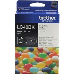 BROTHER INK CARTRIDGE LC-40BK Black  