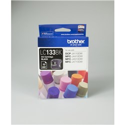 BROTHER INK CARTRIDGE LC-133BK Black  