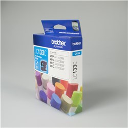 BROTHER INK CARTRIDGE LC-133C Cyan  