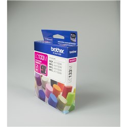 BROTHER INK CARTRIDGE LC-133M Magenta  