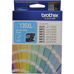 BROTHER INK CARTRIDGE LC-135XLC Cyan  