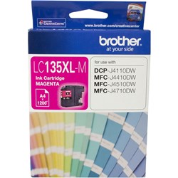 BROTHER INK CARTRIDGE LC-135XLM Magenta  