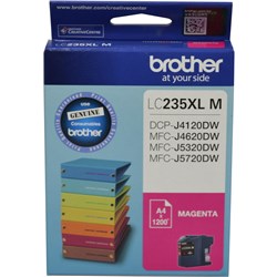 BROTHER INK CARTRIDGE LC-235XLM Magenta  