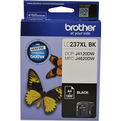 BROTHER INK CARTRIDGE LC-237XLBK Black  