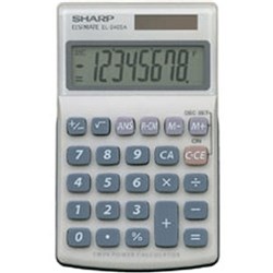 SHARP EL240SAB CALCULATOR Pocket H116xW71xD16.5mm 