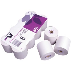 VICTORY CALC/REGISTER ROLLS 57x57x11.5 1Ply Lint Free Bond Pack of 8