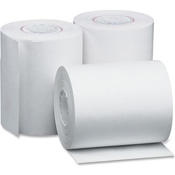 MARBIG CALC/REGISTER ROLLS 76x76x11.5mm 1Ply Lint Free Pack of 4