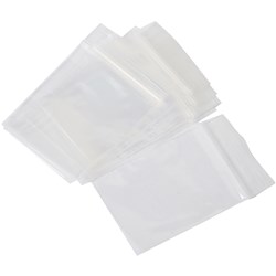 CUMBERLAND RESEALABLE PLASTIC Bag 40x50mm Pack of 100  