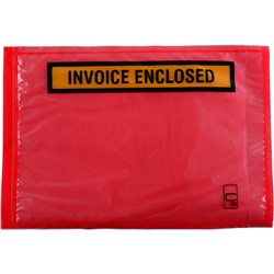 CUMBERLAND PACKAGING ENVELOPES Invoice Enclosed Red Box of 1000