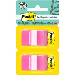 POST-IT 680-BP2 FLAGS Bright Pink 25x43mm -Twin Pack 