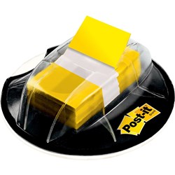 POST-IT FLAGS & DESK DISPENSER 680-HVYW Desk Grip Yellow Pack of 200