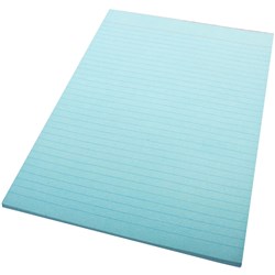 QUILL A4 70LF COLOUR BOND PADS Blue 