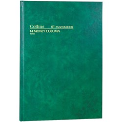 COLLINS ANALYSIS 61 SERIES A4 14 Money Column Green 