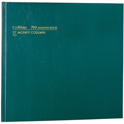 COLLINS ANALYSIS '700' SERIES 297x315 27 Money Column Green 