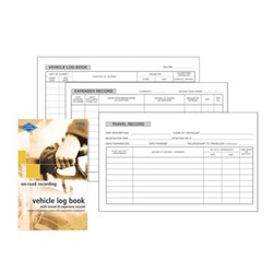 ZIONS VTED VEHICLE LOG BOOK Vehicle & Travel Exp 180X110mm 