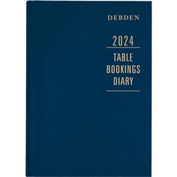 DEBDEN TABLE BOOKINGS DIARY A4 2 Pages per Day 