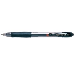 PILOT G2 GEL INK PEN Retractable Fine Black 