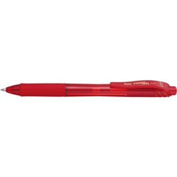 PENTEL BL107 ENERGEL X Fine Retractable Gel Pen Red