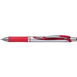 PENTEL BL77B ENERGEL DLX Fine Retractable Gel Pen Red