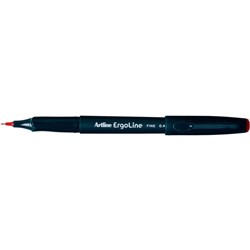 ARTLINE 3400 FINELINER PENS 0.4mm Ergoline Red 