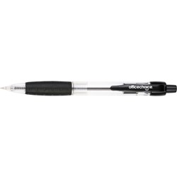 OFFICE CHOICE BALLPOINT Retractable Pen Medium Black 