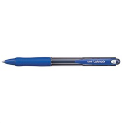 UNIBALL LAKNOCK BALLPOINT PEN Retractable Med 1.0mm Blue 