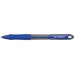 UNIBALL LAKNOCK BALLPOINT PEN Retractable 1.4mm Blue 