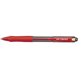 UNIBALL LAKNOCK BALLPOINT PEN Retractable 1.4mm Red 