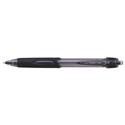 UNIBALL POWERTANK BALLPOINT Retractable,Fine 0.7mm Black 