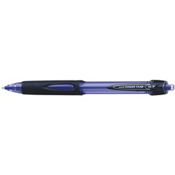 UNIBALL POWERTANK BALLPOINT Retractable,Fine 0.7mm Blue 