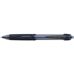 UNIBALL POWERTANK BALLPOINT Retractable,Med 1.0mm Black 