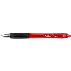 ARTLINE FLOW RETRACTABLE PEN 1.0mm Red 