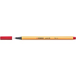 STABILO POINT 88 PEN 0.4mm Red 