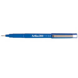 ARTLINE 200 FINELINER PEN 0.4mm Blue 