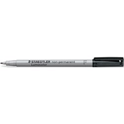 STAEDTLER 316 LUMOCOLOR PENS Non-Perm Fine 0.6mm Black 