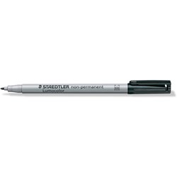 STAEDTLER 315 LUMOCOLOR PENS Non-Perm Med 1.0mm Black 