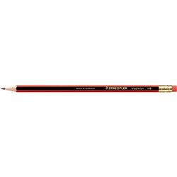 STAEDTLER 112 TRADITION PENCIL Rubber Tipped Graphite HB 