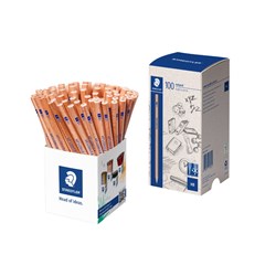 STAEDTLER 130 NATURAL PENCIL HB Cup 100 