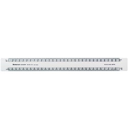 STAEDTLER ACADEMY SCALE RULER Front1:11-1:200 Back1:25-1:500 