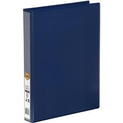 MARBIG ENVIRO INSERT BINDERS Clearview A4 3D Ring 25mm Blue 