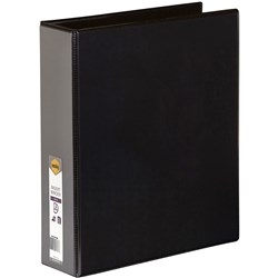 MARBIG ENVIRO INSERT BINDERS Clearview A4 3D Ring 50mm Blk 