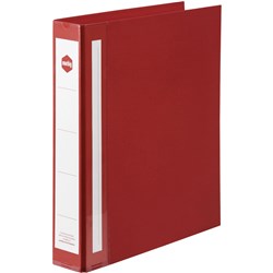 MARBIG ENVIRO DELUXE BINDERS Wide Cap A4 2D Ring 38mm Red 