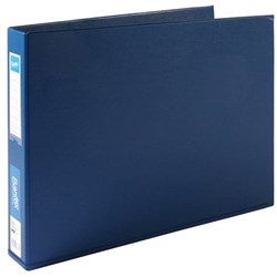 BANTEX PVC BINDERS A3 3D Ring 38mm Landscape Blue 