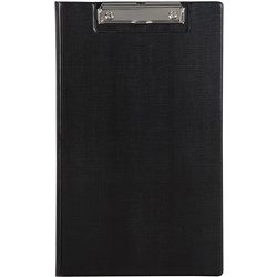 MARBIG PVC CLIPFOLDERS Foolscap Black 