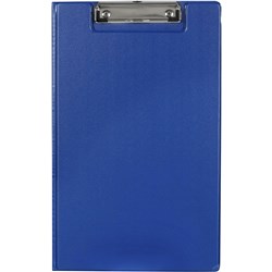 MARBIG PVC CLIPFOLDERS Foolscap Blue 