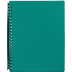 MARBIG REFILLABLE DISPLAY BOOK A4 20 Pocket Green 