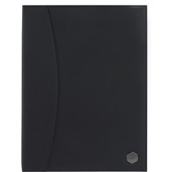 REXEL SOFT TOUCH DISPLAY BOOK A4 Smooth 36 Pockets Black 