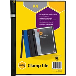 MARBIG CLAMP FILES A4 Black 